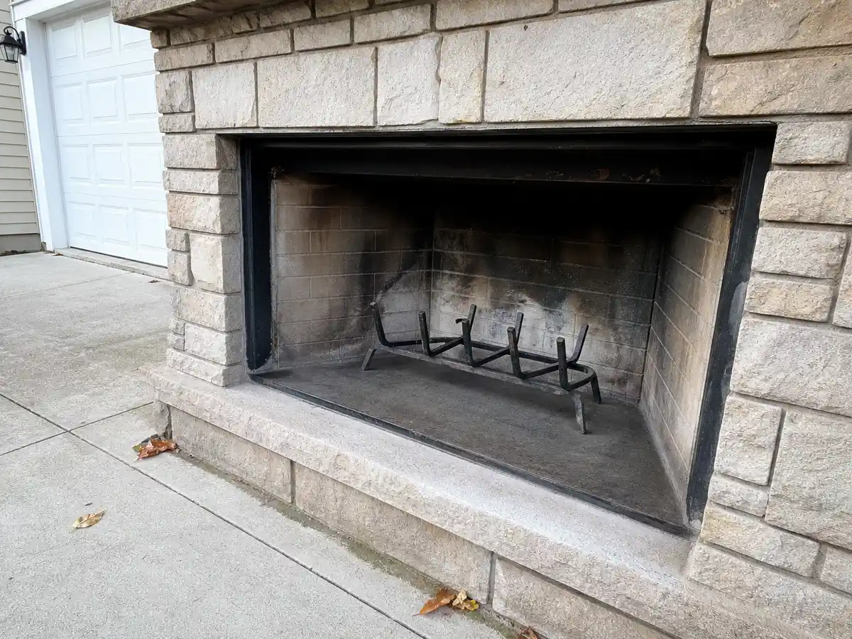 Swept fireplace back in service — completed job in Deptford, NJ